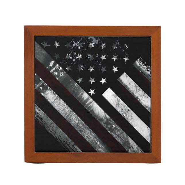 American Flag Desk Organizer (Front)