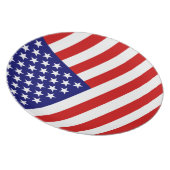 American flag dinner plate (Right Side)