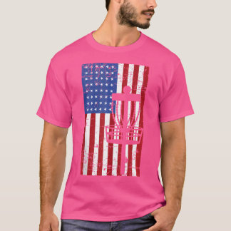 American Flag Disc Golf T-Shirt