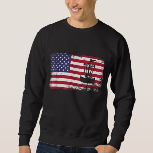 american flag disc golf usa flag disc golf sweatshirt
