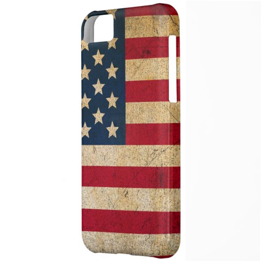 American Flag Distressed Case (Back Left)