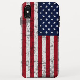 American Flag Distressed iPhone XS Max Case