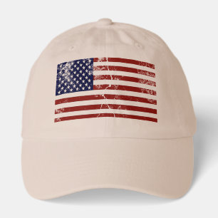 American Flag Distressed Hat
