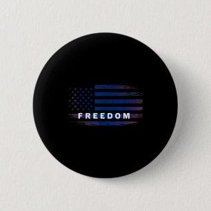 American Flag Dom  Button