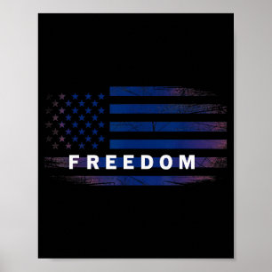 American Flag Dom  Poster