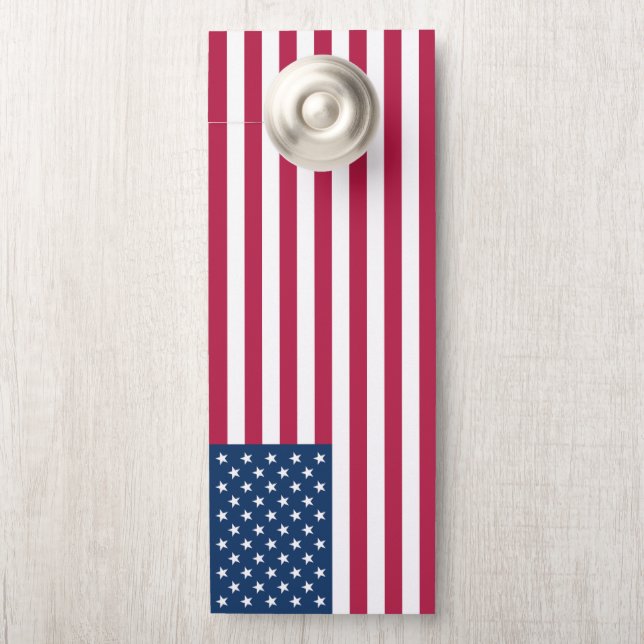 American flag door hanger (On Knob)