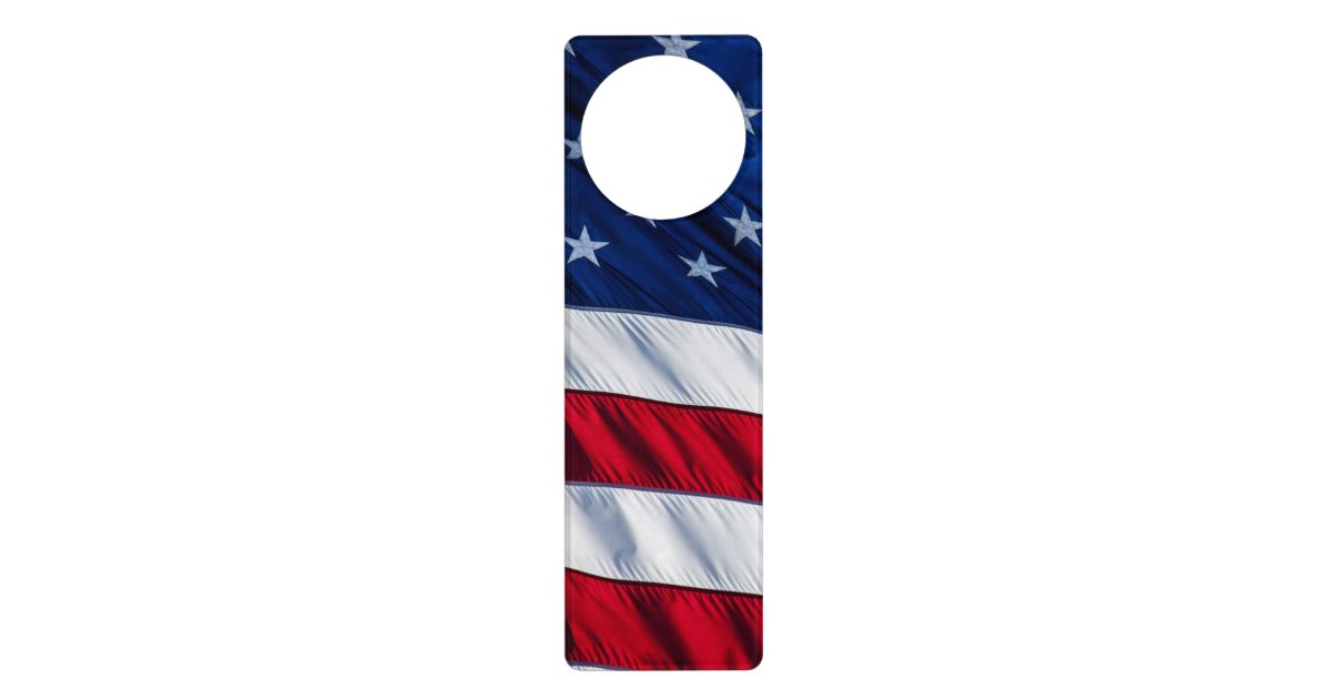 American Flag Door Hanger Zazzle