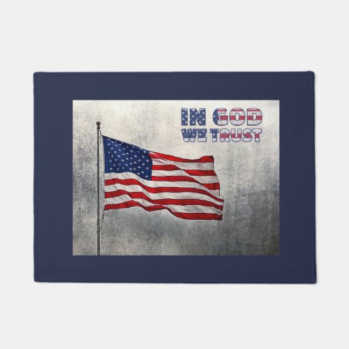 American Flag Door Mat