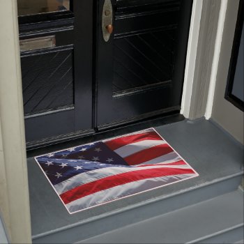 American Flag Doormat by MarblesPictures at Zazzle