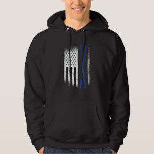 American Flag Drumsticks Hoodie