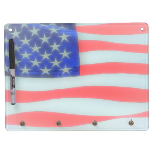 American Flag Dry Erase Board