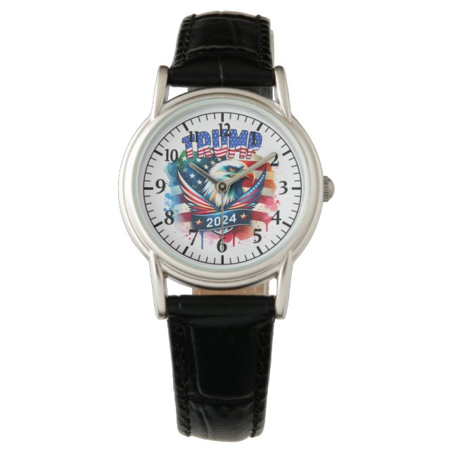 American Flag Eagle 2024 Trump Watch (Front)