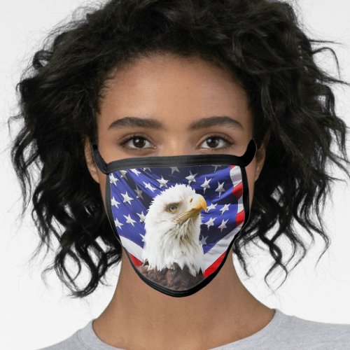 AMERICAN FLAG EAGLE All_Over Print Face Mask