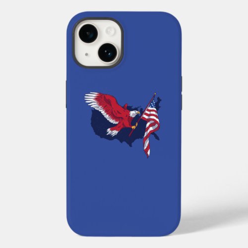 American Flag Eagle    Case_Mate iPhone 14 Case