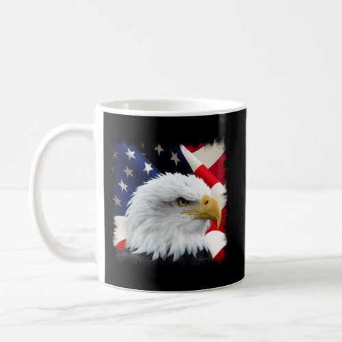 American Flag Eagle Coffee Mug