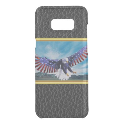 American flag Eagle flying in the sky gold foil Uncommon Samsung Galaxy S8+ Case