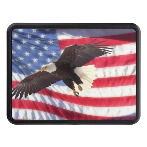 American Flag  Eagle Hitch Cover Receiver