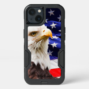 American Flag Eagle iPhone 13 Case