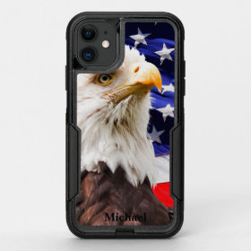 American Flag Eagle OtterBox iPhone Case