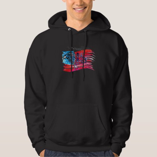 American Flag Eagle Usa 4th Of July Independence Hoodie