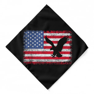 American Flag Eagle USA Bandana