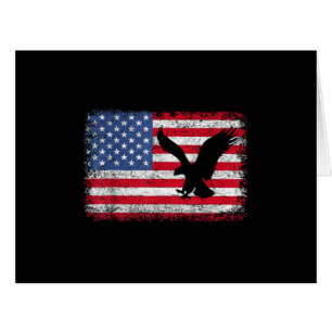 American Flag Eagle USA Cards