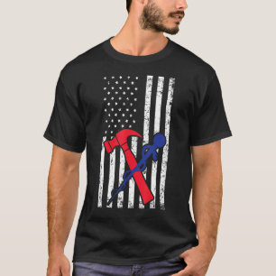 American Flag Emt Firefighter Emergency Medical Te T-Shirt