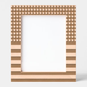 American Flag Engraved Frames