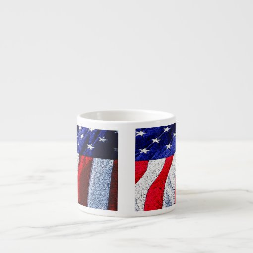 American Flag Espresso Cup 