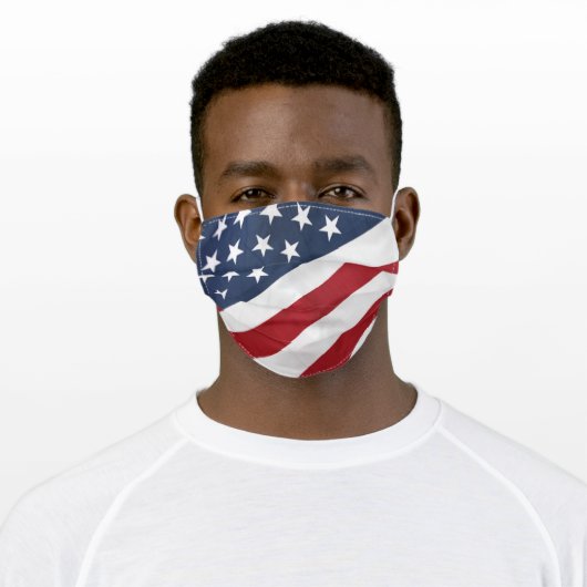 American Flag Face Mask (Worn)