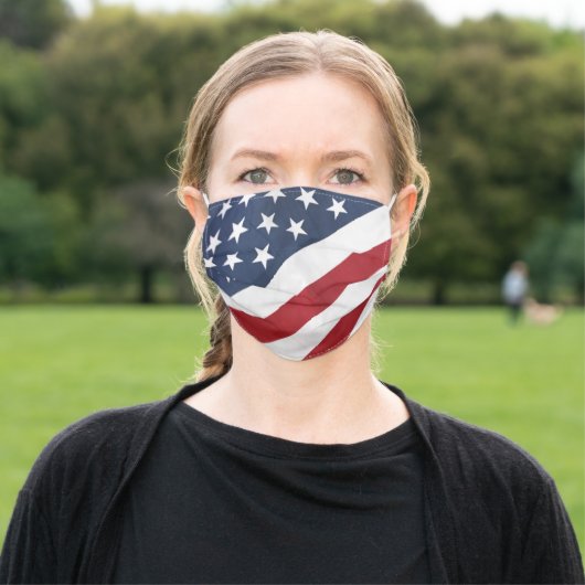 American Flag Face Mask (Outside)