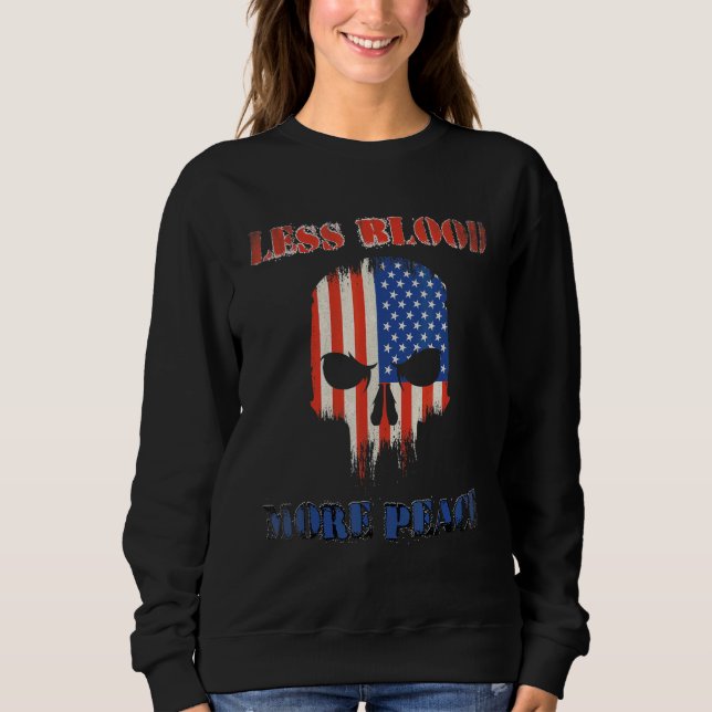 American Flag Face Sweatshirt (Front)
