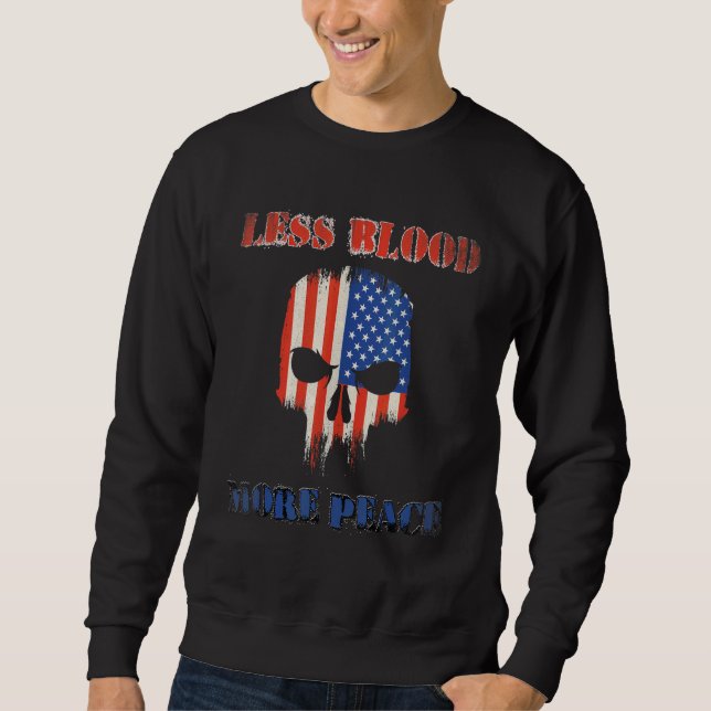 American Flag Face Sweatshirt (Front)