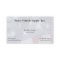American flag fade business card
