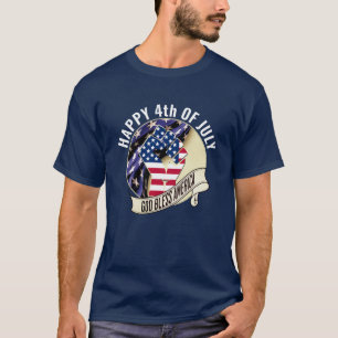 American Flag Family 4th OF JULY T-Shirt