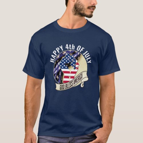 American Flag Family 4th OF JULY T_Shirt