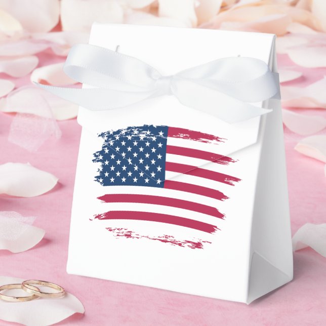 American flag favor boxes (Wedding)