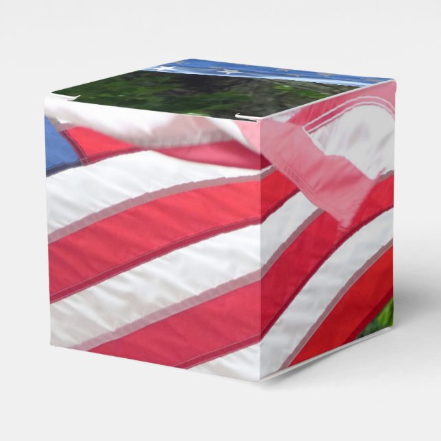 American Flag Favor Boxes (Front Side)