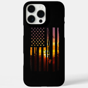 American Flag Fish Fisher Fisherman Funny Bass Fis iPhone 16 Pro Max Case