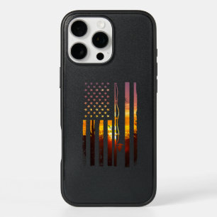American Flag Fish Fisher Fisherman Funny Bass Fis iPhone 16 Pro Max Case