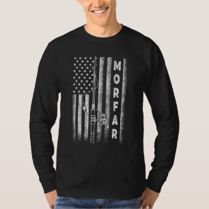 American Flag Fishing Morfar T-Shirt