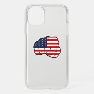 American Flag Fist Speck iPhone 11 Case