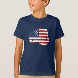 American Flag Fist T-Shirt
