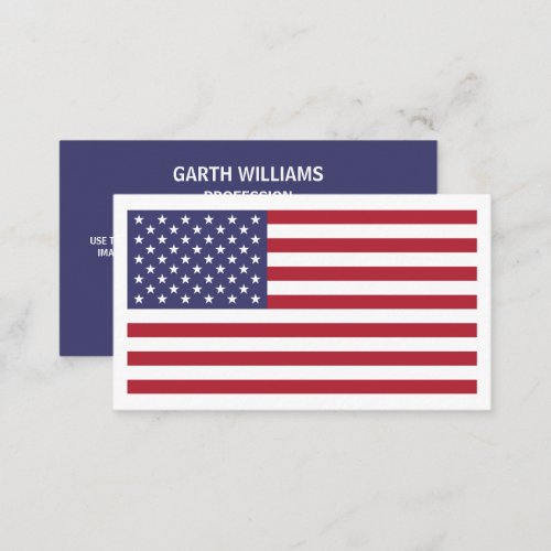 American Flag Flag of United States Business Card