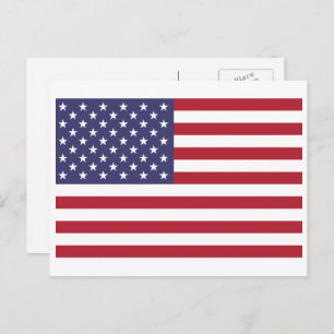 American Flag, Flag of United States Postcard