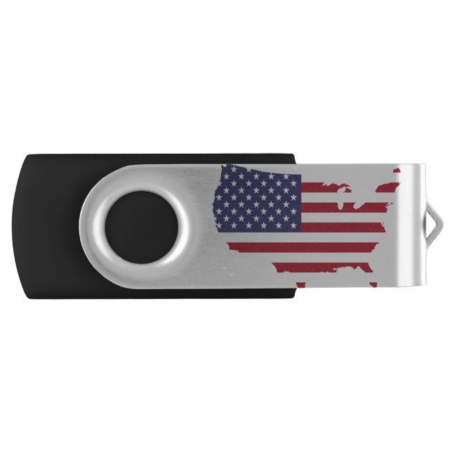 american flag flash drive (Front)