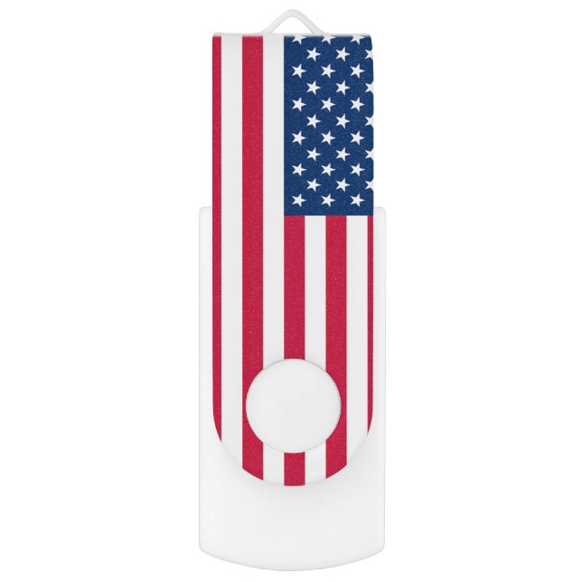 American Flag Flash Drive USA Patriotic (Front Vertical)