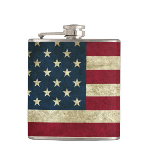 American Flag Flask