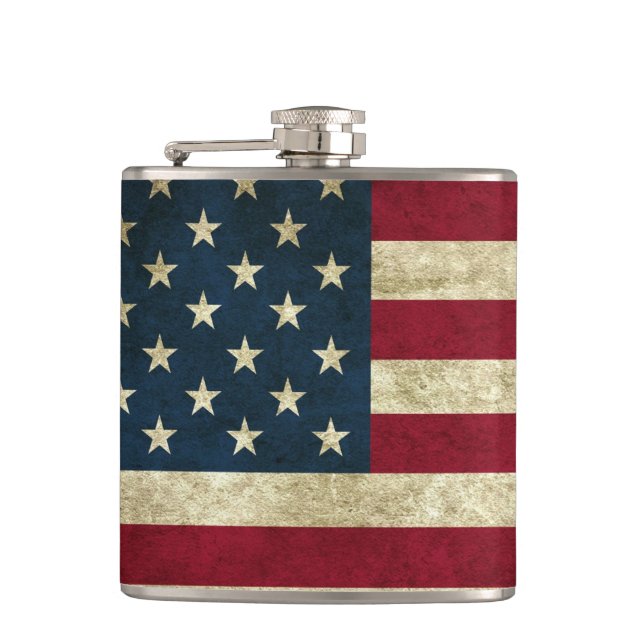 American Flag Flask (Front)