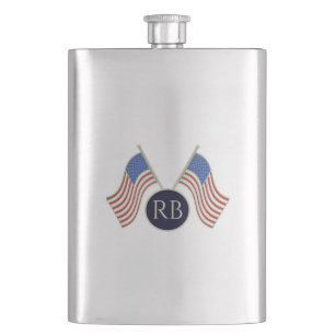 American Flag Flask